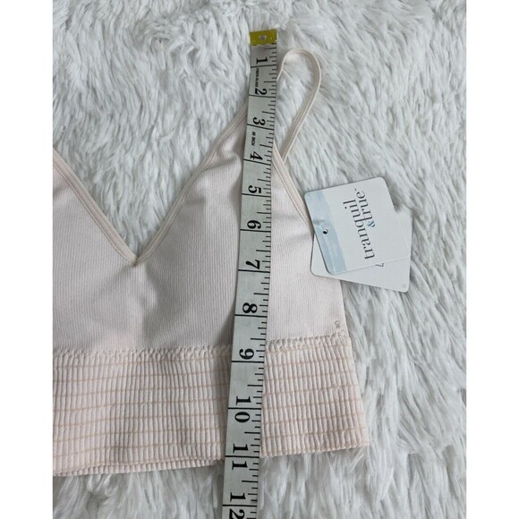 Tranquil & True Bralette Sport Bra Women Size M Peach Wire Free Women Youth - Picture 8 of 11